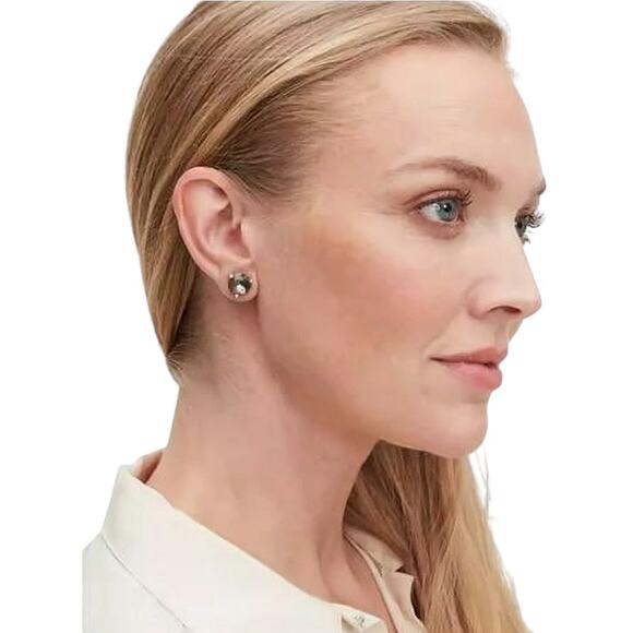 NWT! Kate Spade Gumdrops Studs in Black/Diamond - Picture 5 of 5